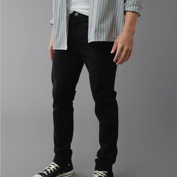 American Eagle AirFlex + Slim Black 36/32 New With Tags - Picture 1 of 9